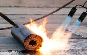 Newmans Place asphalt flat roofing repairs